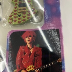 【新品未使用】hide オフィシャル　フィギュアセット　ギターコレクション　グリーンハートの画像
