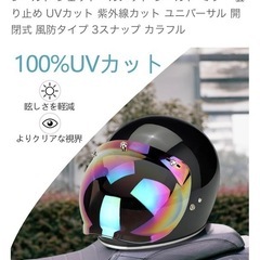 ヘルメット用　ミラー　シールド
