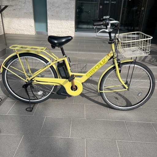 電動アシスト自転車(ブリヂストンSTEPCRUZ) 26インチバッテリー12.8Ah