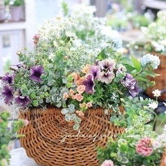 寄せ植えブリコラージュフラワー教室