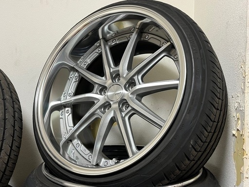 うえたさん専用         軽量アルミリムホイール前後 11S WRX STIを2ピースホイールでキメる！エモーション ZR10 2Pなら