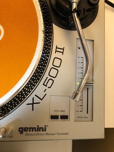 DJターンテーブルgemini XL-500Ⅱ 2台セット ダイレクトドライブ