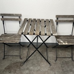 【取引中】IKEA ガーデンテーブルセット　TÄRNÖ テルノー