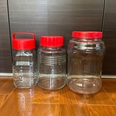 果実酒瓶　ガラス瓶差し上げます
