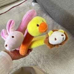 動物　わなげ　赤ちゃんのおもちゃの画像