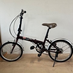 名古屋市内配達無料20インチ折りたたみ自転車アルミフレーム7段変速