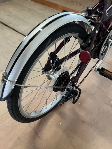 名古屋市内配達無料20インチ折りたたみ自転車アルミフレーム7段変速