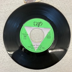 ☆値下げ☆　K2502-217 配送不可 VAP レコード 1986 OmegaTribe Super Chance /Navigator キズ汚れ有りの画像