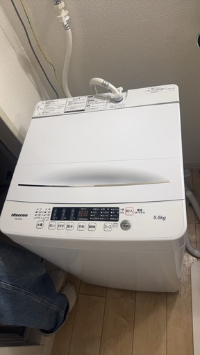 全自動電気洗濯機　ハイセンス