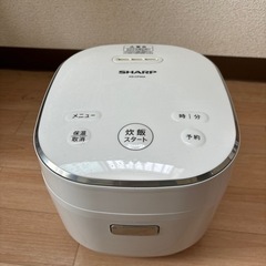 炊飯器 SHARP KS-CF05A 2019年製 3合炊き
