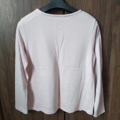 【美品】長袖カットソー Ｍ くすみピンクの画像