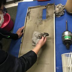 急募（エアコンクリーニングの補助作業）23日日曜日