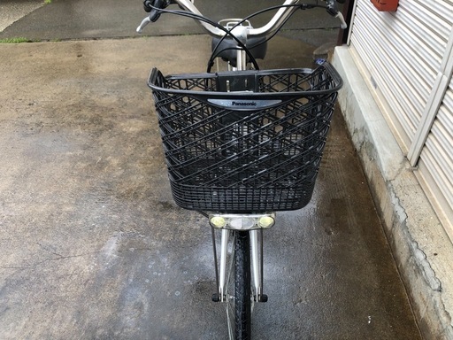 617  パナソニック新機種電動アシスト自転車viviTX26インチシルバーボディー
