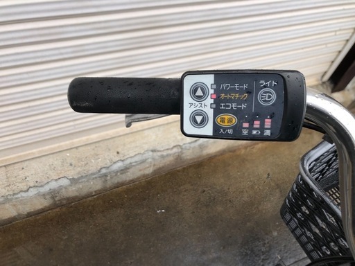617  パナソニック新機種電動アシスト自転車viviTX26インチシルバーボディー