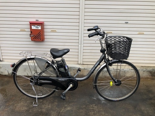619  パナソニック新機種電動アシスト自転車vivi DX26インチグレーボディー