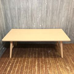 stp-3064　折りたたみテーブル　ナチュラル　90×45cm...