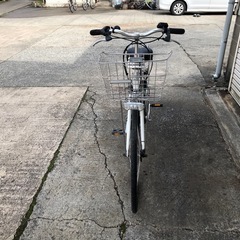 ヤマハ新機種電動アシスト自転車pascity27インチホワイトアルミボディー YAMAHA 「ヤマハ」PAS CITY- SP5（パス シティ エスピーファイブ