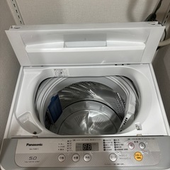 【本日3/16(日)18-21時で引き取りの方限定】Panasonic 全自動洗濯機 5.0kg (NA-F50B11)の画像