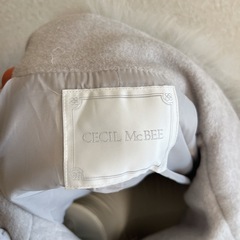 セシルマクビー CECIL Mc BEE フォックスファー ポンチョ コートの画像