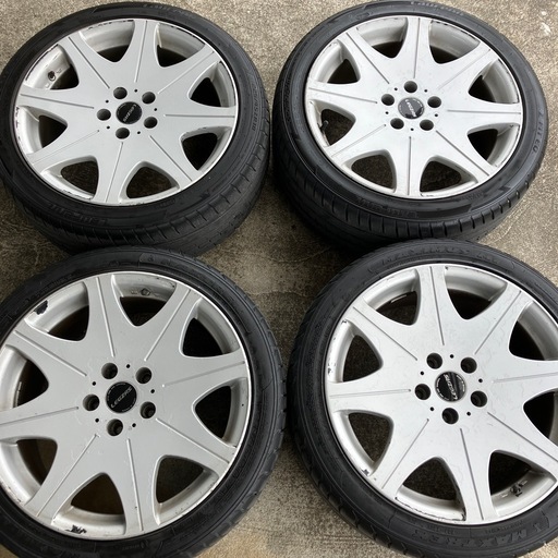 REGSAS レグザス 18インチ PCD114.3 4本 ホイール セット レグザス 18インチ REGSAS レグザス 18インチ PCD114.3 4本 ホイール