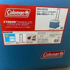 コールマン ] Coleman クーラーボックス エクストリーム ホイール クーラー 50QT 大容量 約47L アウトドア キャンプ キャスター付 ハードクーラー 3000005153 ブルーの画像