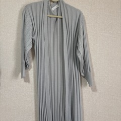 【未着用】ロングカーディガン（ライトグレー）