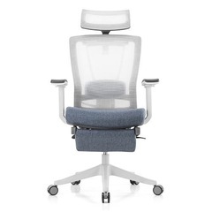オットマン付きデスクチェア　メッシュタイプ