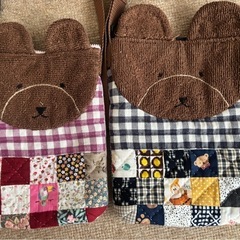 ハンドメイドパッチワークサコッシュの画像