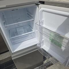 美品 動作品 ノンフロン冷凍冷蔵庫 AQR-13K 2021年製 126L 2ドア冷蔵庫の画像