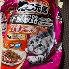 ねこ元気　下部尿路10歳頃から　1.6kg2袋プラスおまけ
