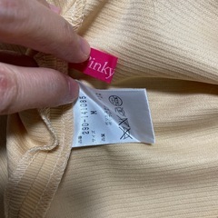 ワンピース　春服　半袖　パステルオレンジの画像