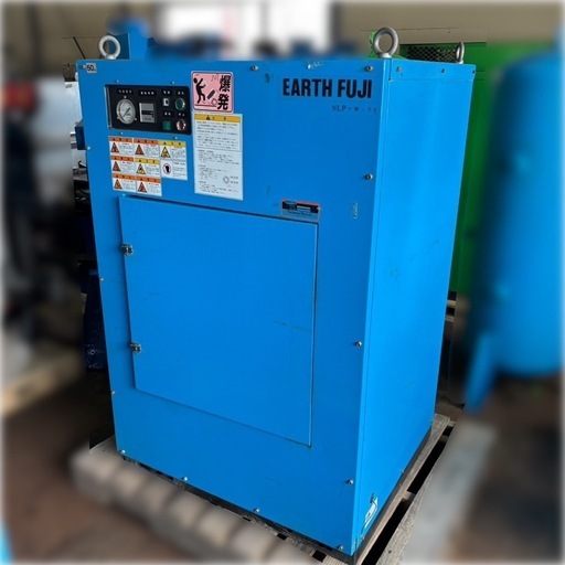 富士コンプレッサー／10馬力／高圧使用／エアーコンプレッサー／EARTHFUJI ②