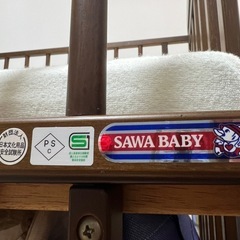 商談中澤田ベビー　ベビーベッド120×70の画像