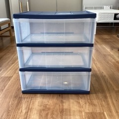 プラ衣装ケース【町田市再生家具】　0313