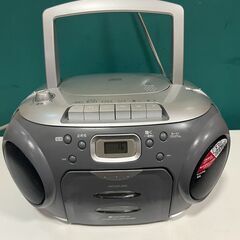 小泉成器 CDステレオラジカセ シルバー2023年製
