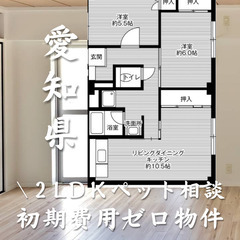愛知県額田郡 初期費用無料 家賃61000円