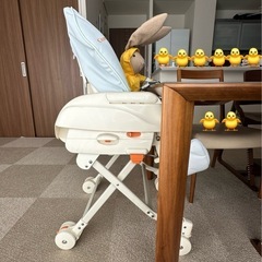 【お譲りします】コンビ　ハイローチェア 手動の画像