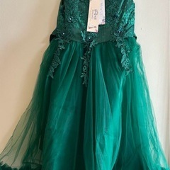 120cm 発表会 フォーマル 女の子 セレモニードレス ドレス ロング 花の画像