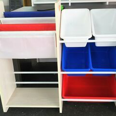 ★ジモティー割有★　IKEA/イケア　キッズ本棚×おもちゃ箱　プ...