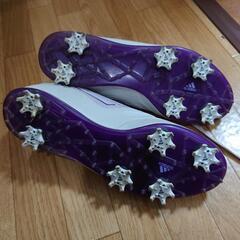 23.0cm アディダス スパイク スニーカーの画像