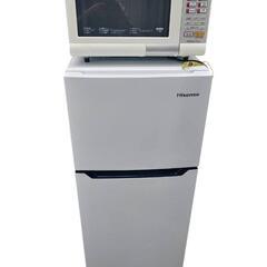 　お買い得セット‼️HISENSE 冷蔵庫　HR-B1201/Panasonic オーブンレンジ　NE-TY157-W