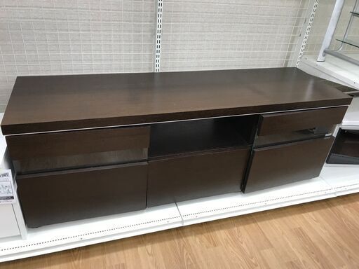 ★ジモティ割あり★  TV台 ダークブラウン H54×W150×D44 クリーニング済み KJ8788