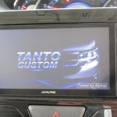 ダイハツ　タント　カスタムＲＳ　トップエディションＳＡ★1年保証★ロードサービス付　ターボ　スマートアシスト　アルパインナビ　地デジ　バックカメラ　Ｂｌｕｅｔｏｏｔｈ　両側パワースライド　ＥＴＣ　スマートキー　エコアイドル　オートライト　ＬＥＤヘッドライト　純正１５ＡＷの画像