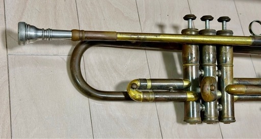トランペット ビンテージ レトロ 管楽器 Vintage Trumpet AMBASSADOR FE Olds &Son 