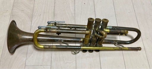 トランペット ビンテージ レトロ 管楽器 Vintage Trumpet AMBASSADOR FE Olds &Son 