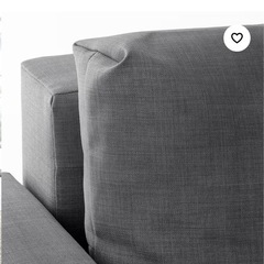 IKEA 　3人がけソファ　美品の画像