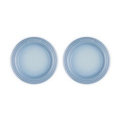 【美品】ル・クルーゼ　レジェ・プレート 18cm  (2枚入り)...