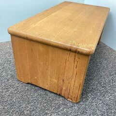 中古　きび工房　ベンチ　椅子　棚　花台　多目的台　タモ無垢　どっしり木製　頑丈　W680×D360×H300　愛知県 一宮市 名古屋 稲沢 江南 岩倉 岐阜 羽島 各務ヶ原 三重 愛知 グッドプライス一宮の画像