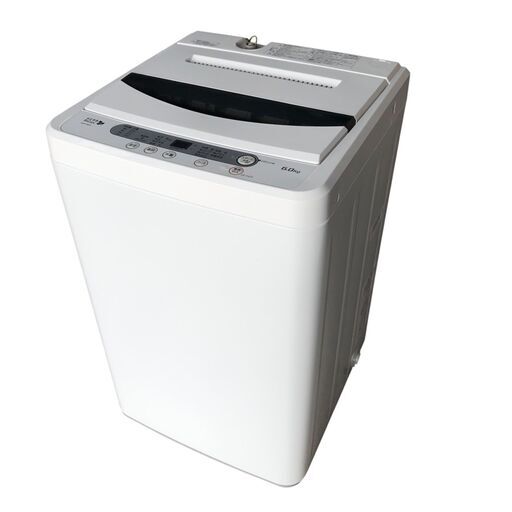 A282 2018年製 YAMADA ヤマダ電機 HERB Relax 全自動電気洗濯機 6kg YWM-T60A1 石狩市