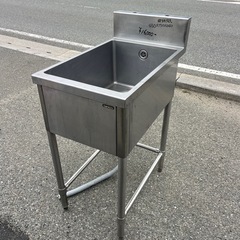 ☆中古品  タニコー1槽シンク  450×750×1040  厨...